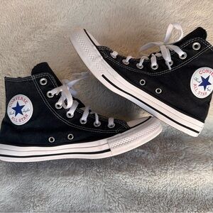 Converse Black and White High-Top Sneakers